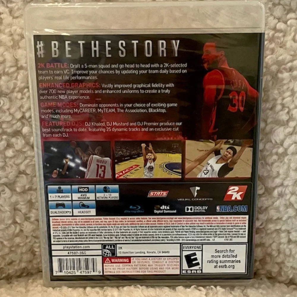 PS3 NBA 2K16 (PlayStation 3) Stephen Curry Cover New Sealed Original